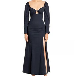 Staud Josephine Black Maxi Dress Size 10